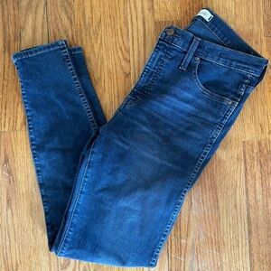 Madewell 10” High rise skinny. Size 29